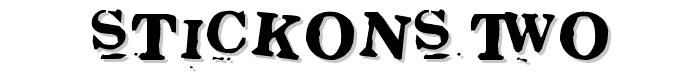 Stickons Two font